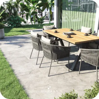 سرامیک 120*80 رستیک اسلیت طوسی روشن پالرمو - Image 2