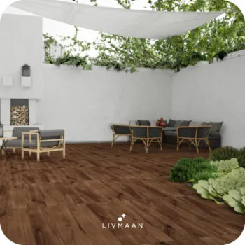 سرامیک پارکتی 120*20 شروود قهوه ای تیره پالرمو - Image 2