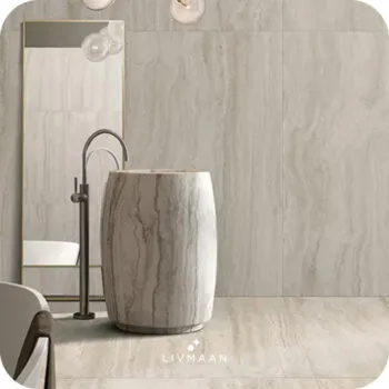 سرامیک 120*80  تراورتن نوانا کرم  پالرمو - Image 2