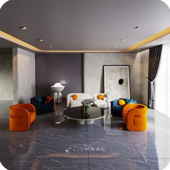 سرامیک 160*80 شوگر گلوسی مندوزا طوسی تیره ریوان (28780) - Image 2