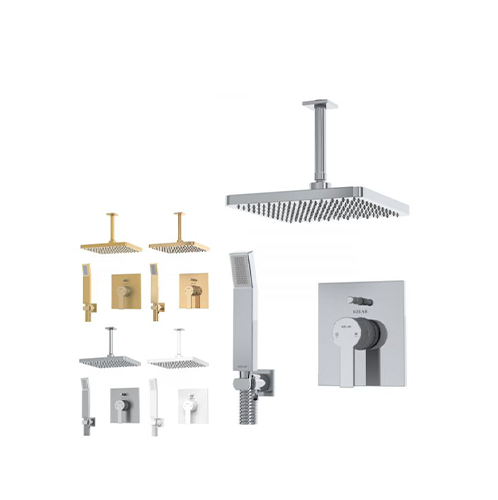 شیر دوش حمام توکار کلار مدل فلت کلاسیک تیپ 3 - Image 1
