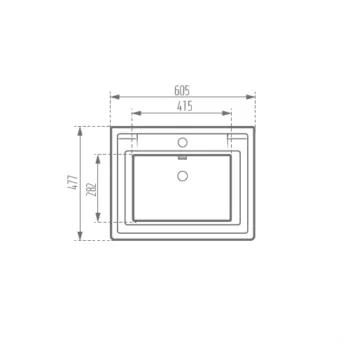 روکابینتی مروارید مدل تانیا 60 - Image 2