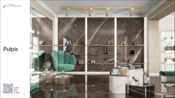 سرامیک 160*80 پولیش پالیپس قهوه ای پالرمو - Image 2