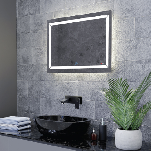 آینه هوشمند آوا لمسی ابعاد 90*60 تیپ 2 KWC - Image 2