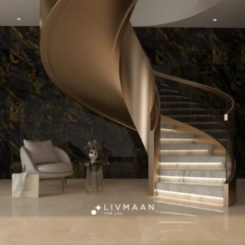 سرامیک 120*60 نانو پولیش ماگما مشکی بیستون - Image 2